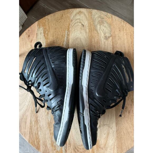 Dunk Sky Hi 2.0 Joli Black, Leather, Women’s size 7.5 Wedge, laser cut out, rare - Picture 4 of 10